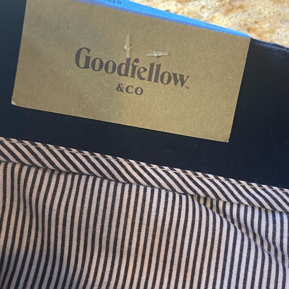 Men’s Goodfellow Navy Strait Leg Pants. 38 x 36 - Picture 7 of 7
